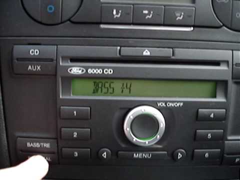 Ford mondeo radio removal instructions