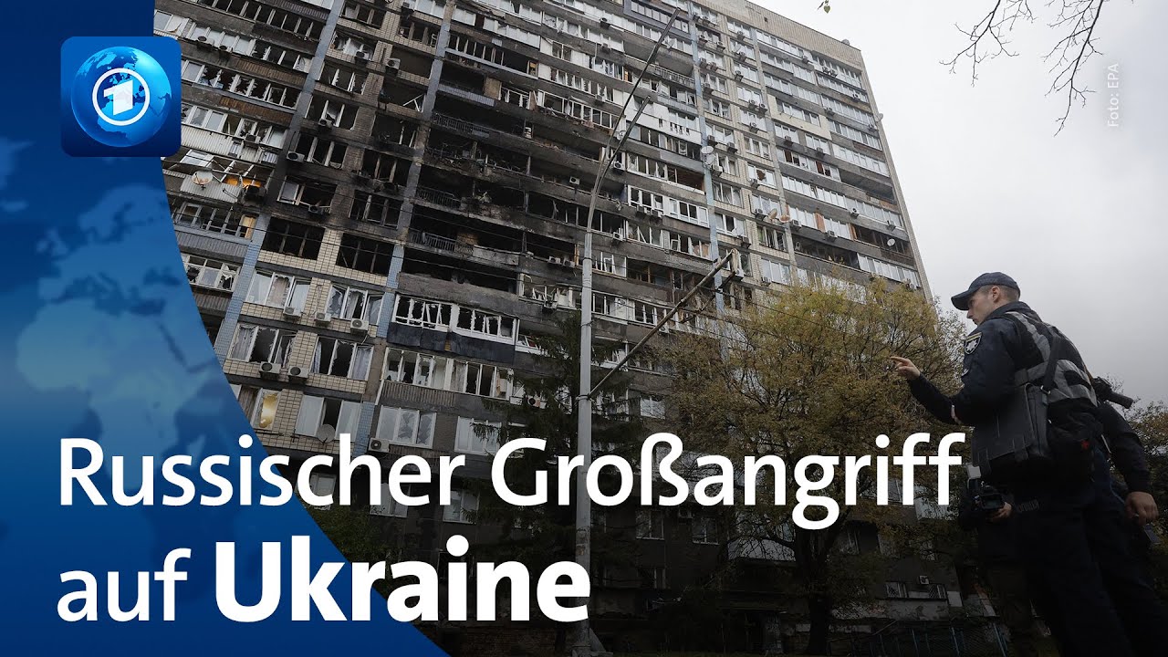 Russland greift die Ukraine erneut massiv an