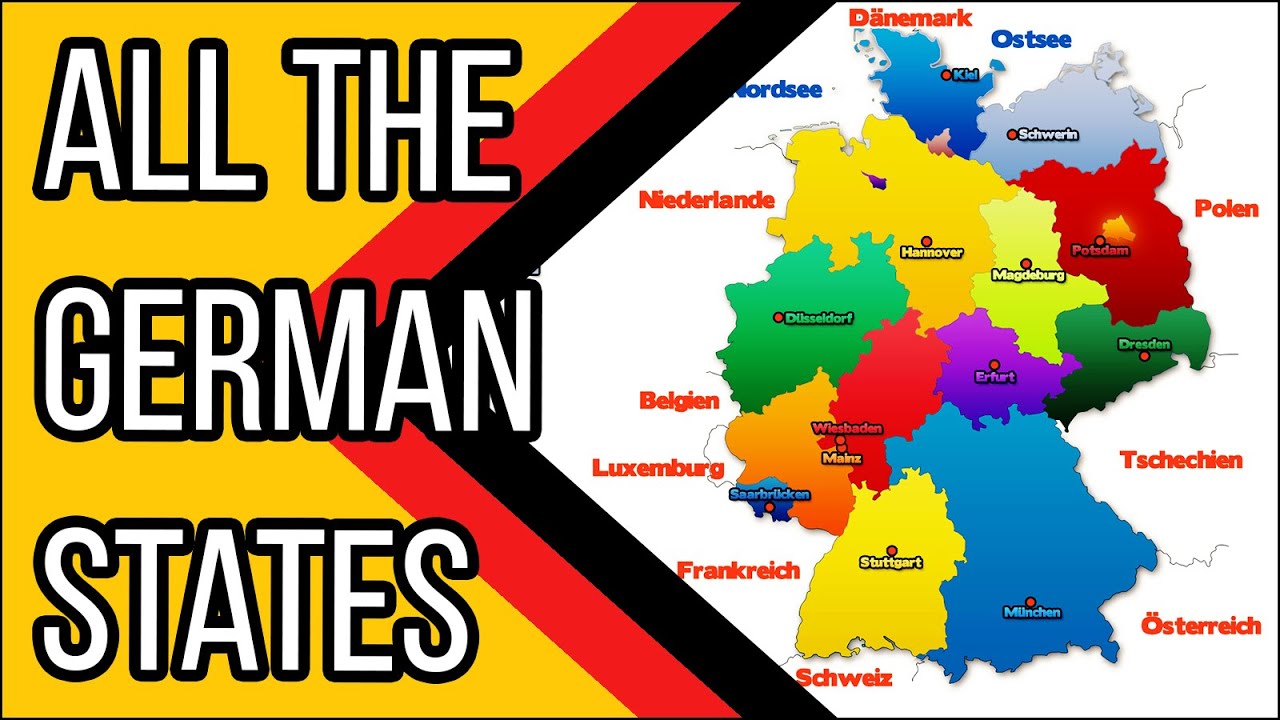 Capitals Of Germany Map