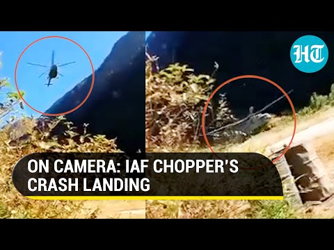 Watch: IAF’s Mi-17 chopper crash-landed in Arunachal Pradesh Watch: IAF’s Mi-17 chopper crash-landed in Arunachal Pradesh