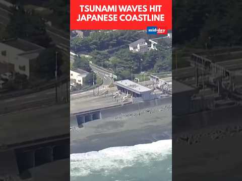 Tsunami Waves Hit Japans Kanagawa and Chiba  Russia earthquake 63 thousand views  play Short