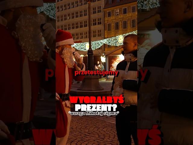 Zgarnij prezent🎁 Wystarczy go pokonać❗️ Uwaga🗿 #kalistenika #mikołaj #sport