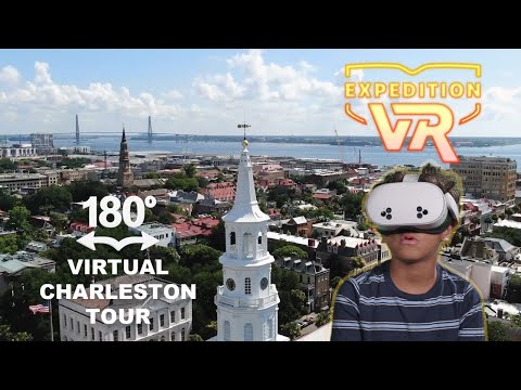 screenshot of youtube video titled Carriage Ride through Charleston 180° | Expedition VR