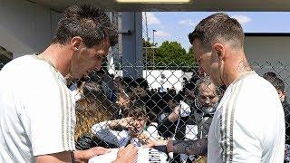 Juventus hold an open training session for their fans