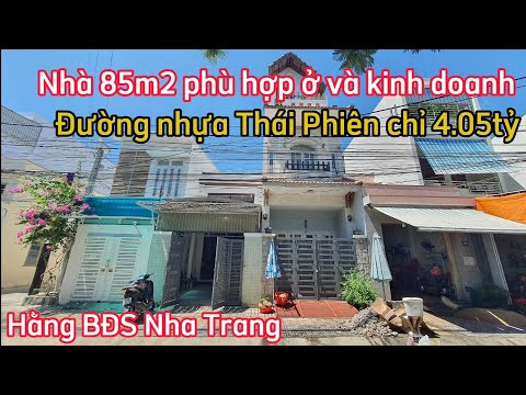 Nhà 1 trệt 1 lửng MT Đường Thái Phiên kinh doanh tốt - DT đất 85m2 giá 3.95tỷ