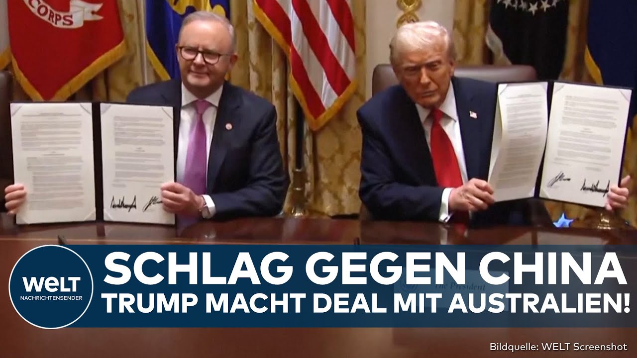 USA: Schlag gegen China! Trump schließt Deal mit Australien über seltene Erden und andere Rohstoffe