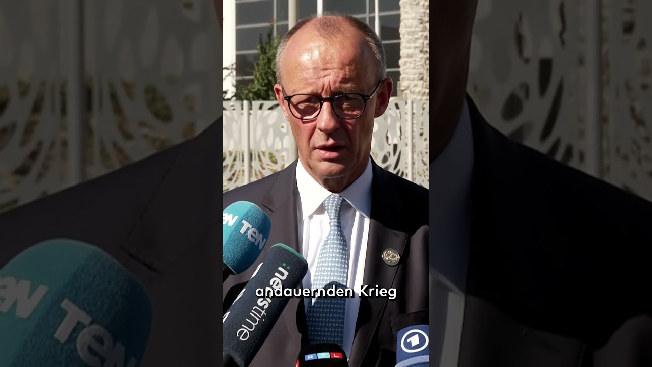 MERZ hofft auf TRUMP-EINFLUSS im Ukrainekrieg! shorts