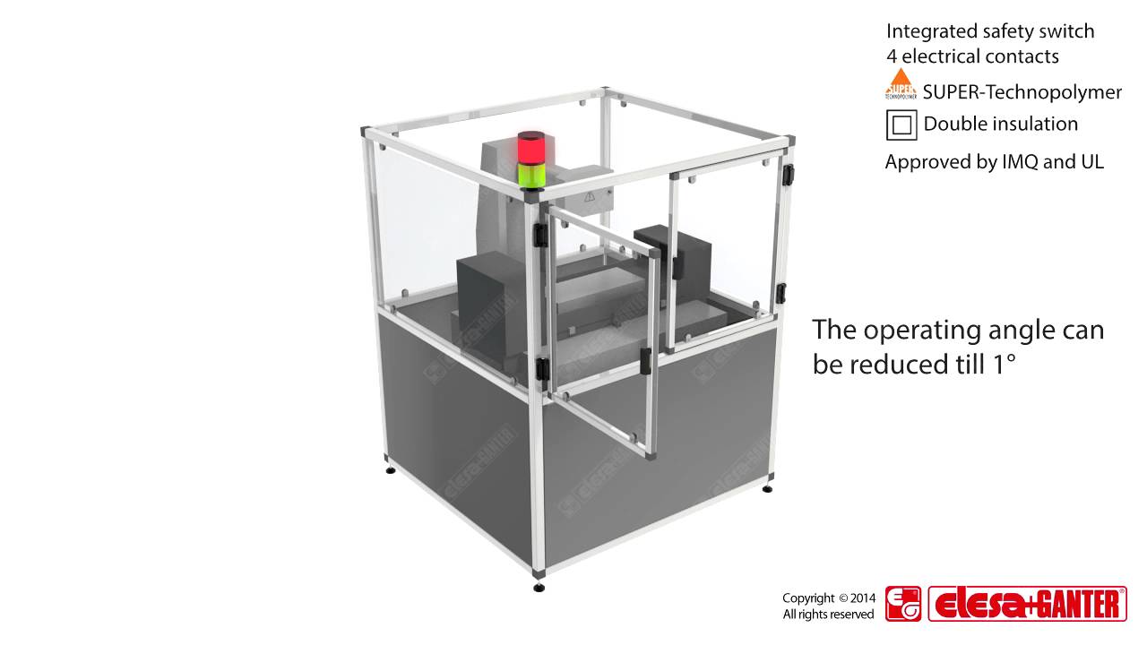 Sicherheits-Schaltscharniere - CFSW. - Anwendungen video