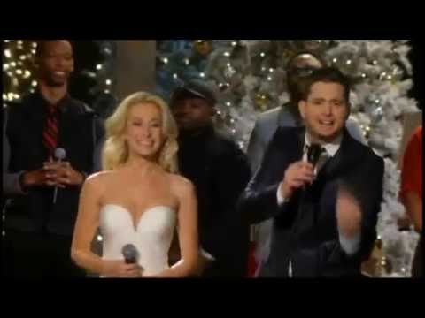 Michael Buble & Kellie Pickler   White Christmas   with Lyrics