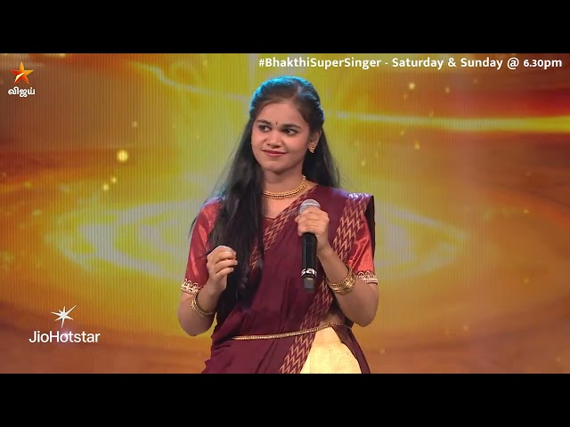 Glimpse of Manam Padaitthaen Song by Moushmi ❤️ | Bakthi Super Singer | Episode Promo