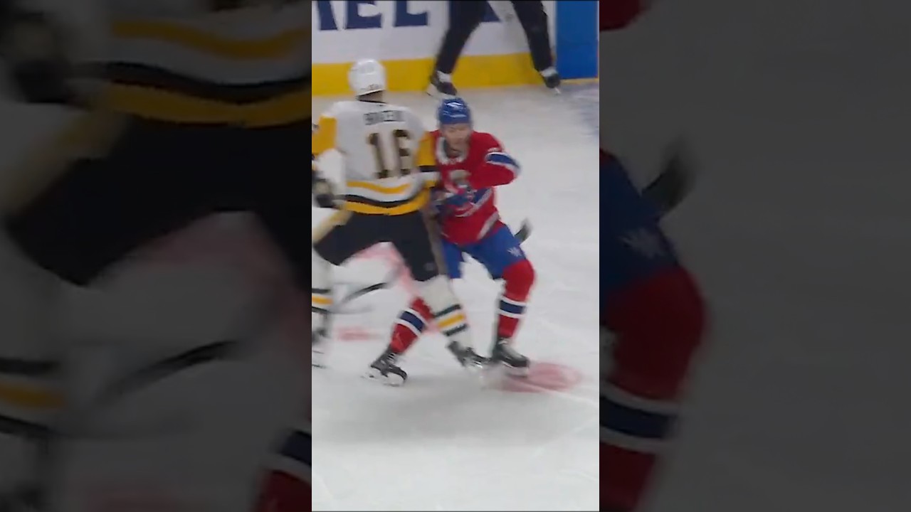 C'est lors de ce contact que Jake Evans s'est blessé, le forçant à s'absenter ce soir à Pittsburgh.