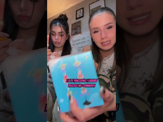 ALICE PEREGO E ROSALBA UMBOXING DEI LABUBU E POP MART PARTE 2/2 #tiktok #perte #greenscreen #webboh
