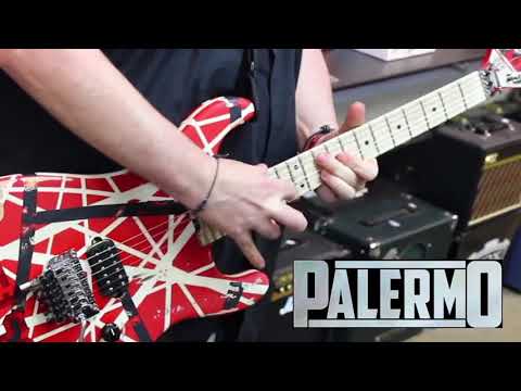 EVH Van Halen 5150 Striped Guitar and EL34 Amp Demo Mike Palermo Mikes Music