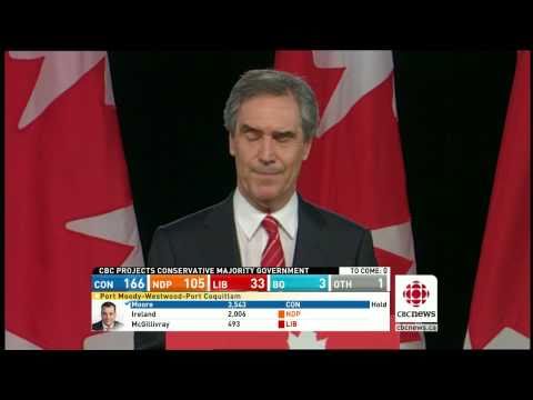 Ignatieff leads Liberals to historic defeat - YouTube
