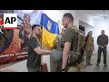 Ukraines President Zelenskyy visits Donetsk region