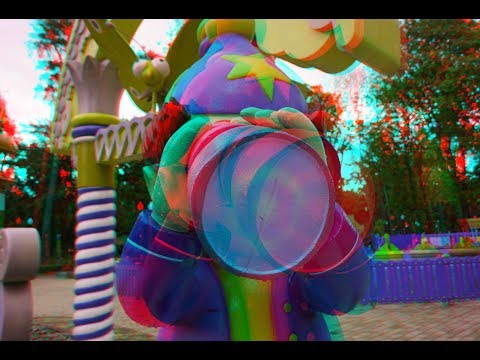 Amusement Park 3D ! Relaxation and Meditation ! ( PART 2 ) ! 3D VIDEO