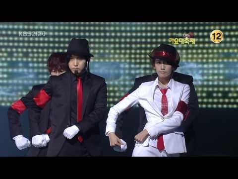 Super Junior SNSD SHINee - Smooth Criminal 3/4 09 Gayo Fest.K Dec30.2009 GIRLS' GENERATION 720o HD