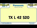 PANASONIC TXL42S20 TV Installeren - Ci+ Installeren