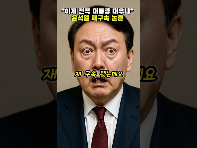 속보 윤석열 재구속 특혜 논란