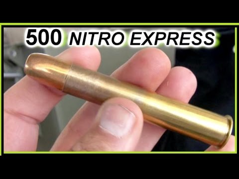 500 Nitro Express ELEPHANT GUN in slowmo - YouTube