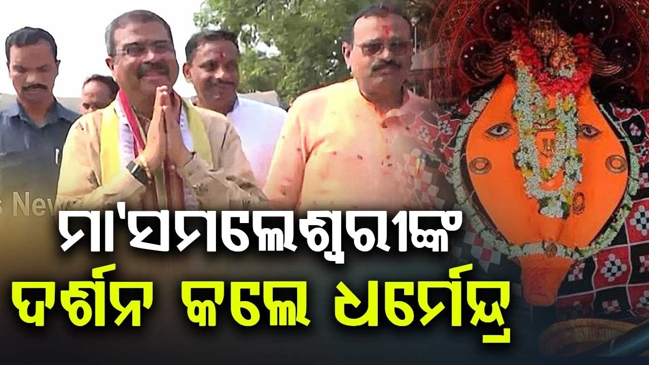 MP Dharmendra Pradhan's 2-Day Sambalpur Visit: Offers Prayers At Temples | Argus News