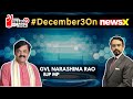 #December3OnNewsX | BJP MP GVL Narasimha Rao | ‘MP Victory Signifies Impact Of Double Engine Govt’