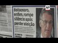 Bolsonaro dice a Supremo Tribunal que la elección se acabó  - 00:59 min - News - Video