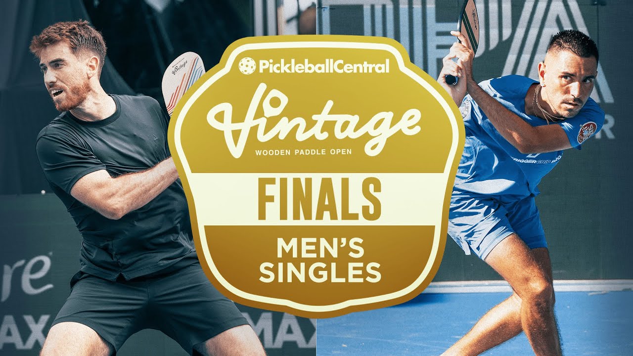 Federico Staksrud V Gabriel Joseph at the Pickleball Central Sacramento Vintage Open