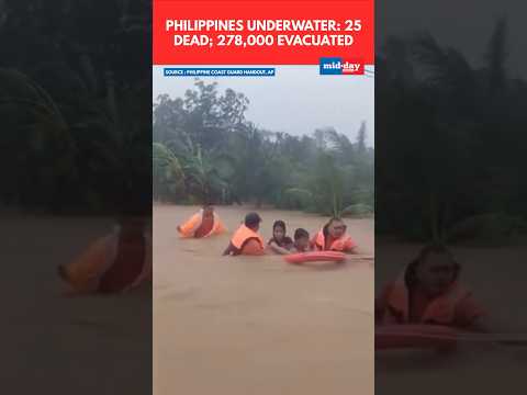 Tropical Storm Devastates Philippines 25 Dead Over 278000 Forced to Flee in One Week 