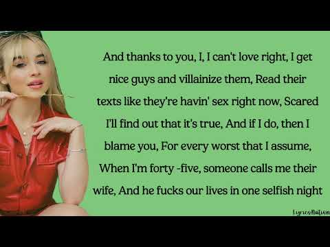 Sabrina Carpenter - emails i can't send (lyrics)