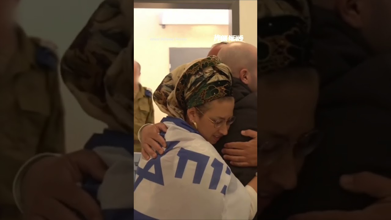 WATCH: Israeli hostage's emotional reunion with parents #foxnews #news #shorts