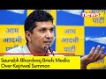 This Is A Political Conspiracy | Saurabh Bhardwaj Briefs Media | NewsX