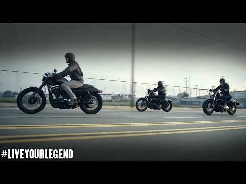 Temporary Harley-Davidson motorcycle-sharing stations popped-up in select U.S. cities Wednesday, May 18 to give people a chance to test out the Motor Company’s new stripped-down, agile Roadster motorcycle. The first-ever free motorcycle-share program allowed riders to test ride the Motor Company’s new Dark Custom motorcycle, which is featured in Harley-Davidson’s current Live Your Legend marketing campaign. Temporary Harley-Davidson motorcycle-sharing stations popped-up in select U.S. cities Wednesday, May 18 to give people a chance to test out the Motor Company’s new stripped-down, agile Roadster motorcycle. The first-ever free motorcycle-share program allowed riders to test ride the Motor Company’s new Dark Custom motorcycle, which is featured in Harley-Davidson’s current Live Your Legend marketing campaign.