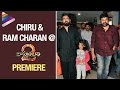 Chiranjeevi &amp; Ram Charan watch Baahubali 2; Charan reacts after watching movie