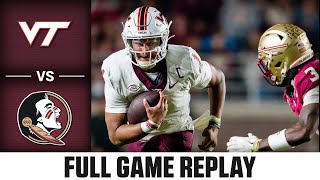 Virginia Tech vs Florida State Full Game Replay | 2025 ACC Football