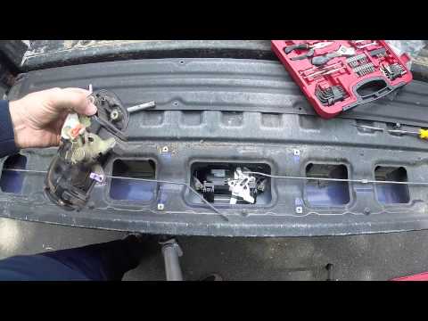 Toyota Sequoia Broken Rear Hatch Latch Repair