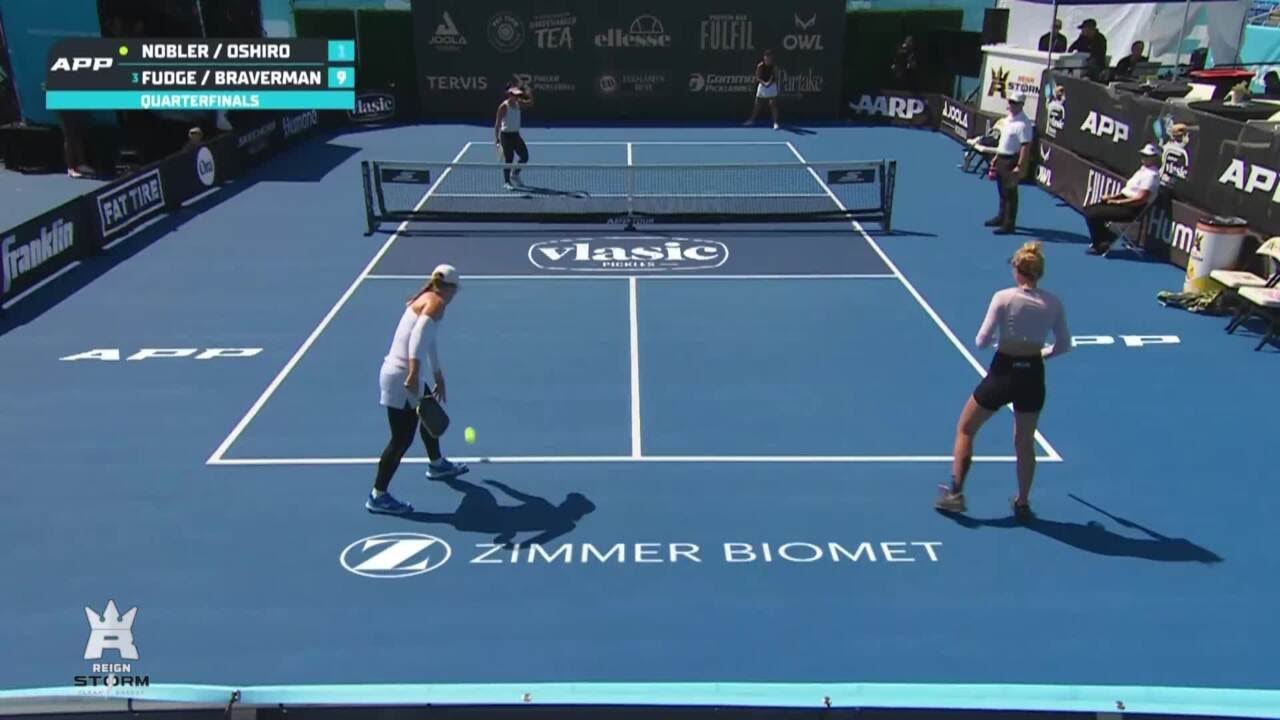 Women's Doubles Game Point | APP Tour: Vlasic Classic - Delray Beach