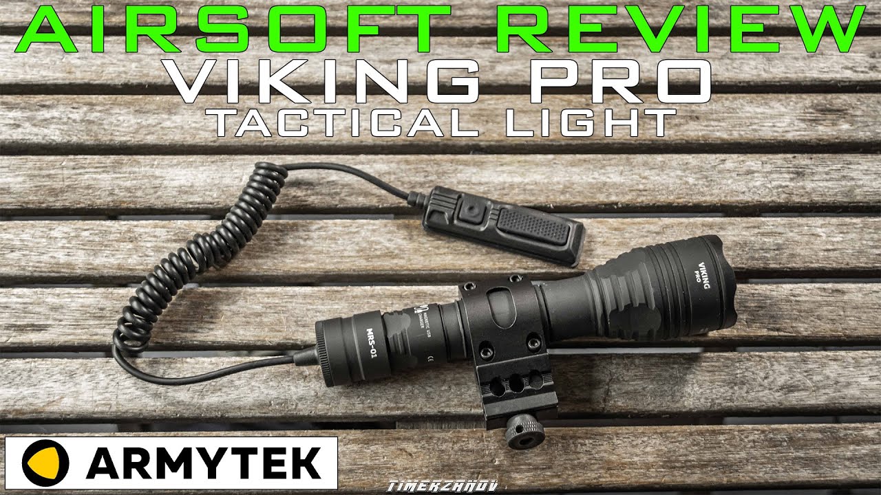 Airsoft Review #327 Armytek Viking Pro Lampe Tactique (Déballage et présentation) (ARMYTEK) [FR]