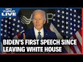 Joe Biden Speech | Joe Bidens First Speech After Leaving White House | Joe Biden Full Speech