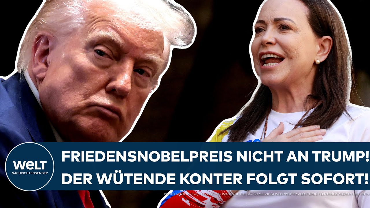 MACHADO: Friedensnobelpreis geht nicht an Trump! Die wütende Reaktion aus den USA folgt sofort!