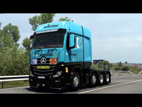 SKIN MAERSK MERCEDES-BENZ NEW ACTROS 2.0 1.40 1.48