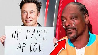 Elon Musk Gives Snoop Dogg His Negro WAKE UP CALL!