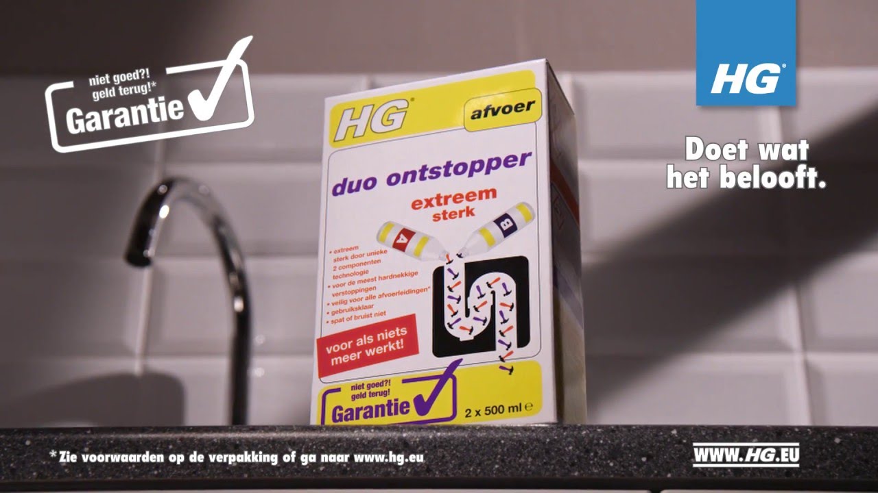 TV RECLAME HG Duo Ontstopper 2021