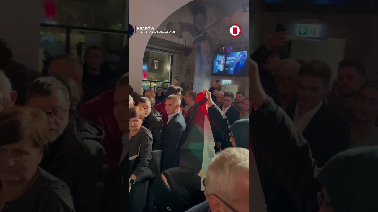 Aktywiści krzyczeli "wolna Palestyna". Sikorski opuścił spotkanie pod eskortą ochroniarzy #shorts