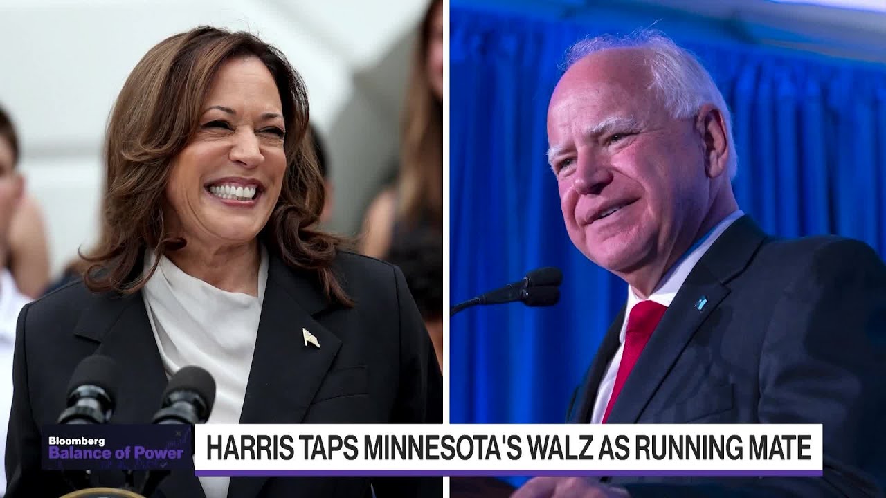 Harris Taps Minnesota's Walz as Running Mate