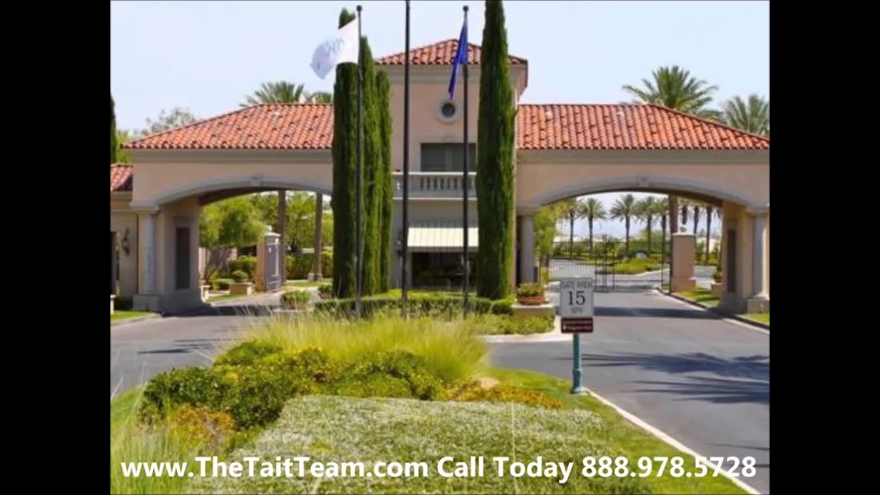 The Tait Team 55+ Senior Living Siena Summerlin Las Vegas, NV - YouTube