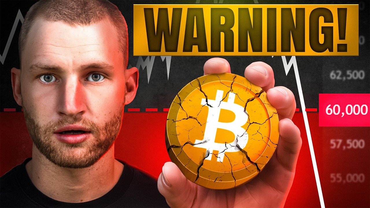 URGENT ⚠️ Stock Market Pullback Could Send Bitcoin Below $60k!!