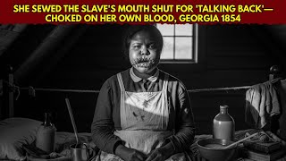 She Sewed the Slaves Mouth Shut for Talking Back—Choked on Her Own Blood, Georgia 1854