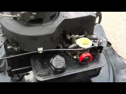 Briggs and Stratton 4hp idle problem - YouTube 6 5 hp briggs and stratton diagram 