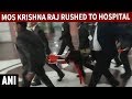 Watch: MoS Krishna Raj rushed to hospital after she falls ill in Parliament